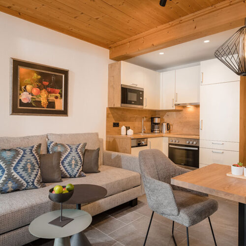 Voll ausgestattete, gemütliche Apartments mit moderner Küche